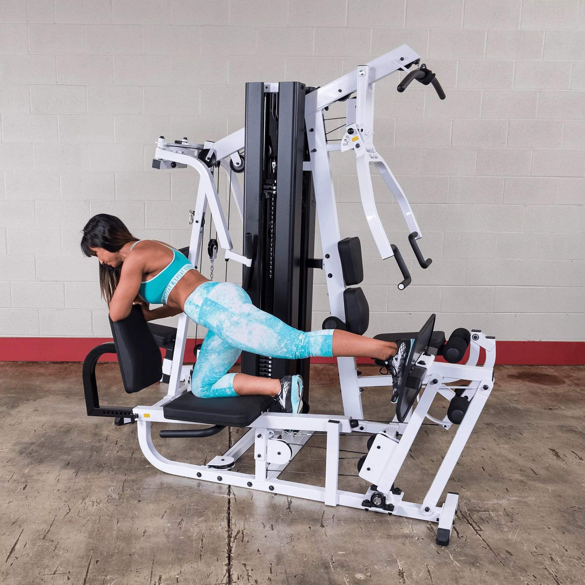 Body Solid EXM3000LPS Commercial Double Stack Gym - 3 Station